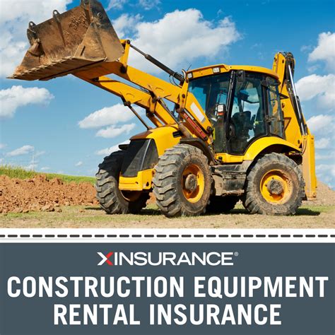 yearly insurance rates for a skid steer|construction equipment rental insurance.